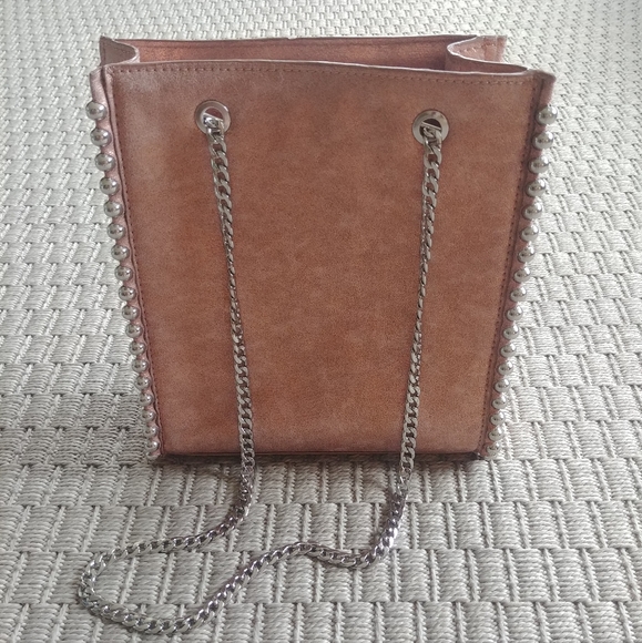 Zara Handbags - Like New Zara Woman Rose Gold Chain Strap Purse
